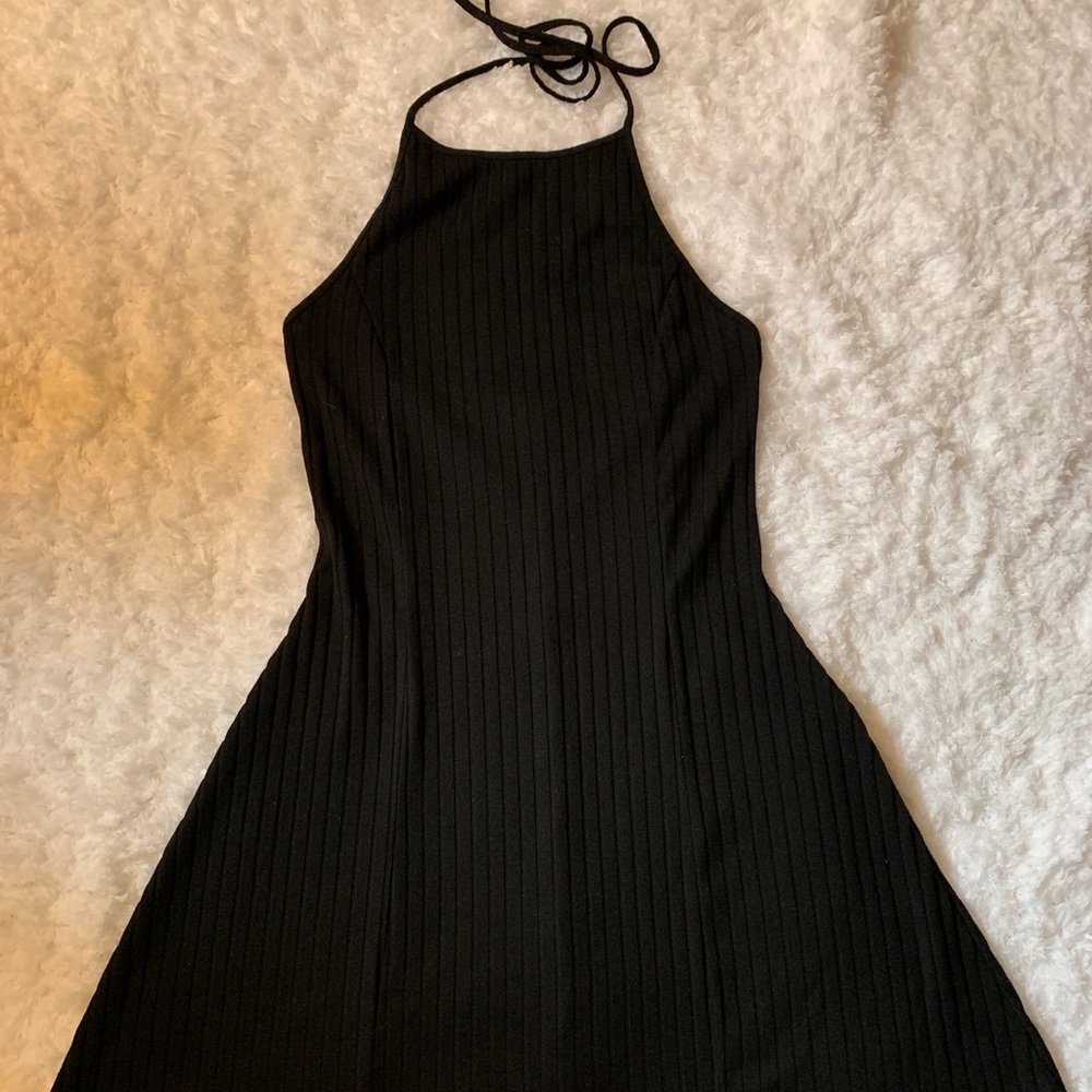 Forever 21 Halter Dress Black